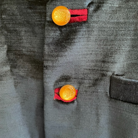 Navy blue manyavar Nehru vest 38 medium - Picture 2 of 3